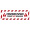 Signmission Confined Space Permit Not Required 18in Non-Slip Floor Marker, 16" x 16", FD-R-16-99855 FD-R-16-99855 - alternate 1